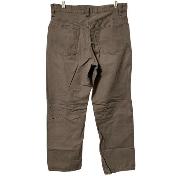 Blue Mountain Men's Pants 32 x 30 Grey 100% Cotton Straight Canvas Five Pockets - Picture 2 of 6